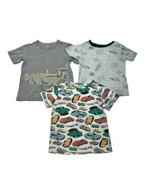 Carters, Hot Wheels, Toddler Boy 3T Lot of 3 Short Sleeved Cotton Play/T-Shirts